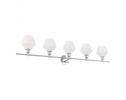 Elegant Wall Sconce - Chrome/Matte Glass (LD2325C)