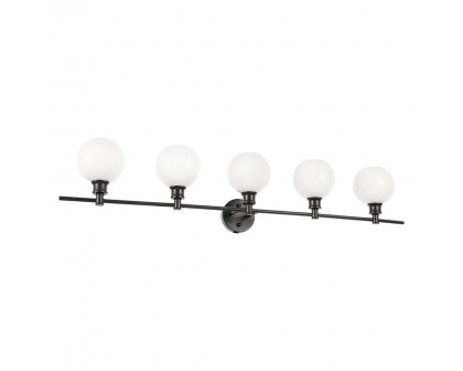 Elegant Wall Sconce - Black/Matte Glass (LD2327BK)