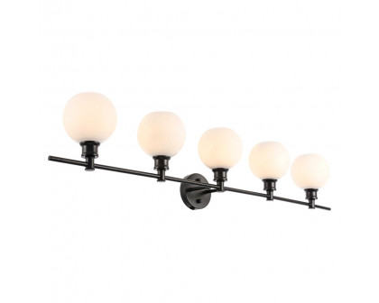 Elegant Wall Sconce - Black/Matte Glass (LD2327BK)