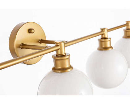 Elegant Wall Sconce - Brass/Matte Glass (LD2327BR)