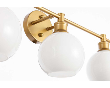 Elegant Wall Sconce - Brass/Matte Glass (LD2327BR)