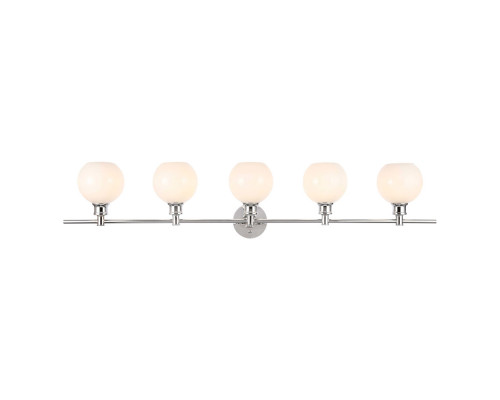 Elegant Wall Sconce - Chrome/Matte Glass (LD2327C)