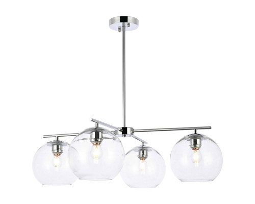 Elegant Opus 4 Lights Pendant - Chrome (LD2331C)