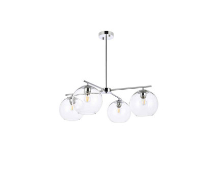 Elegant Opus 4 Lights Pendant - Chrome (LD2331C)