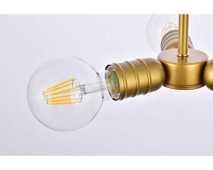 Elegant Reyes 3 Lights Pendant - Brass (LD2337BR)