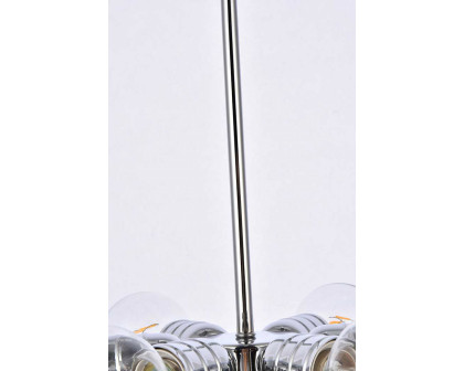 Elegant Reyes 6 Lights Pendant - Chrome (LD2338C)