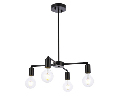 Elegant Cairo 4 Lights Pendant - Black (LD2339BK)