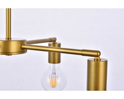 Elegant Cairo 4 Lights Pendant - Brass (LD2339BR)