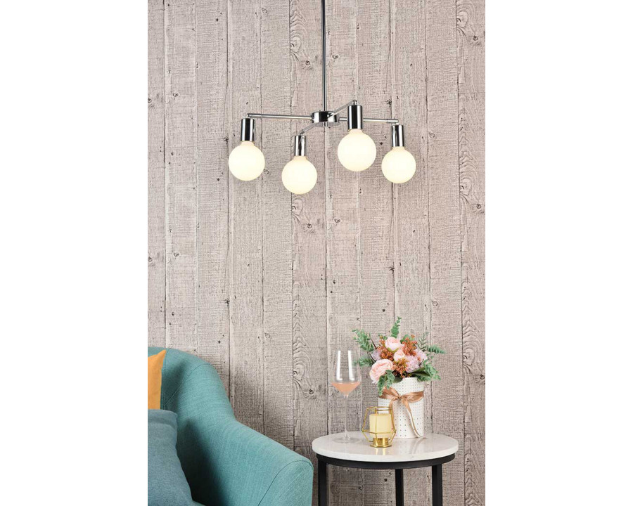 Elegant Cairo 4 Lights Pendant - Chrome (LD2339C)