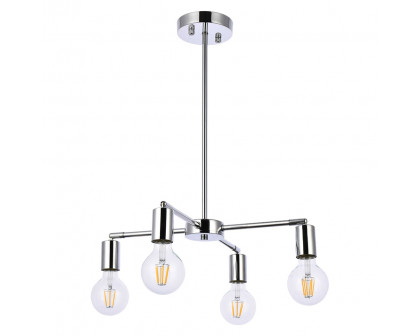 Elegant Cairo 4 Lights Pendant - Chrome (LD2339C)