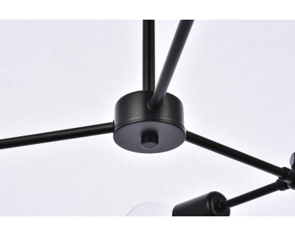 Elegant Furlong 3 Lights Pendant - Black (LD2340BK)