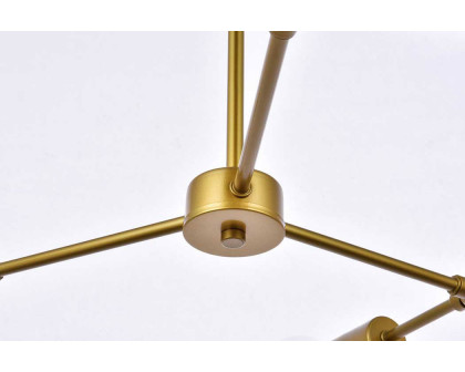 Elegant Furlong 3 Lights Pendant - Brass (LD2340BR)