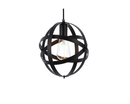 Elegant Celeste 1 Light Pendant - Black (LD2341BK)