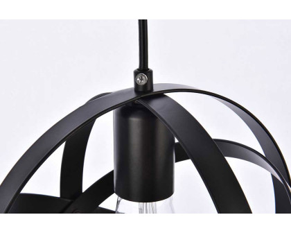 Elegant Celeste 1 Light Pendant - Black (LD2341BK)