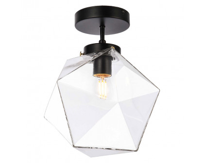 Elegant - Lawrence 1 Light Flush Mount