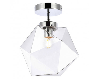 Elegant - Lawrence 1 Light Flush Mount