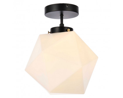 Elegant - Lawrence 1 Light Flush Mount