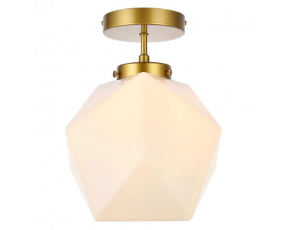 Elegant - Lawrence 1 Light Flush Mount