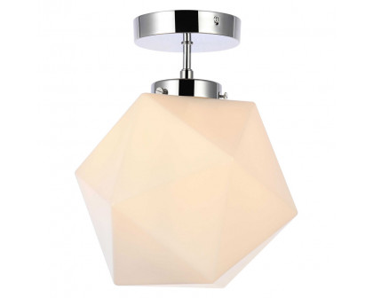 Elegant - Lawrence 1 Light Flush Mount