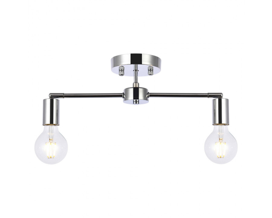 Elegant - Zane 2 Lights Flush Mount