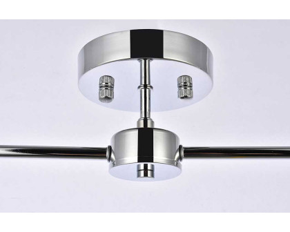 Elegant Zane 2 Lights Flush Mount - Chrome (LD2348C)