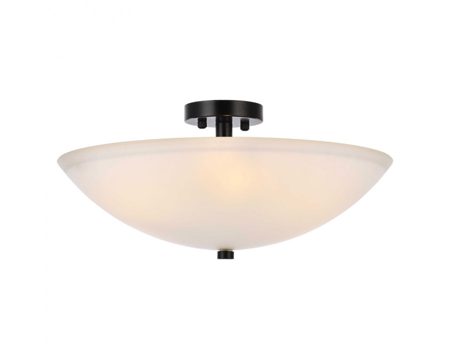 Elegant - Jeanne 3 Lights Flush Mount