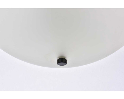 Elegant Jeanne 3 Lights Flush Mount - Black (LD2349BK)