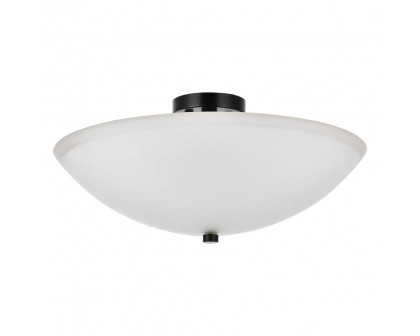 Elegant Jeanne 3 Lights Flush Mount - Black (LD2349BK)