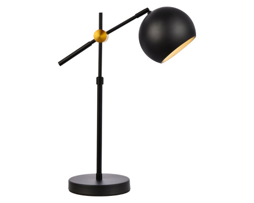 Elegant Forrester 1 Light Table Lamp - Black (LD2363BK)