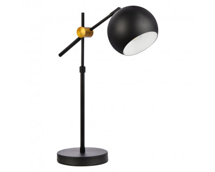 Elegant Forrester 1 Light Table Lamp - Black (LD2363BK)