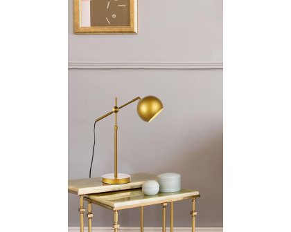 Elegant Forrester 1 Light Table Lamp - Brass (LD2363BR)