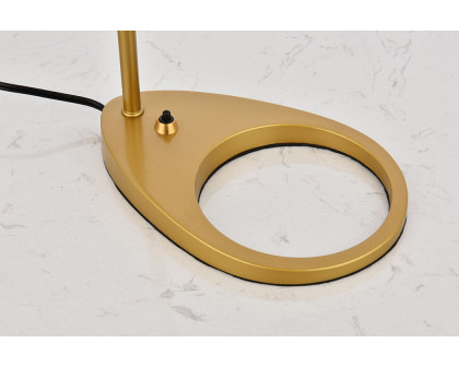 Elegant Juniper 1 Light Table Lamp - Brass (LD2364BR)