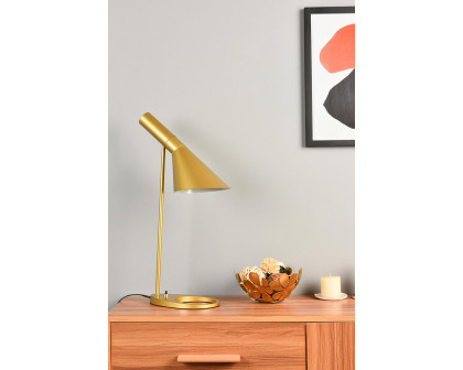 Elegant Juniper 1 Light Table Lamp - Brass (LD2364BR)