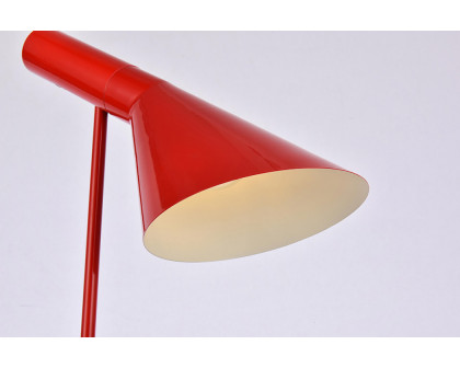 Elegant Juniper 1 Light Table Lamp - Red (LD2364RED)