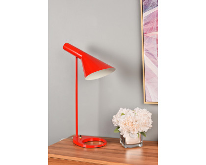 Elegant Juniper 1 Light Table Lamp - Red (LD2364RED)