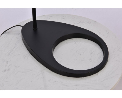 Elegant Juniper 1 Light Floor Lamp - Black (LD2365BK)