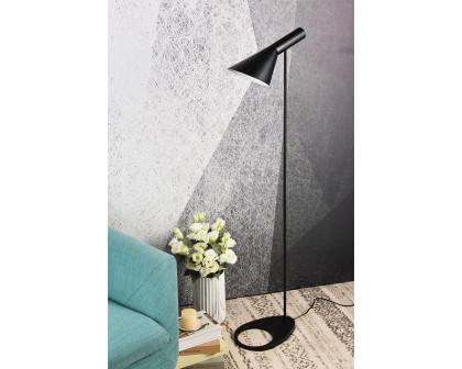 Elegant Juniper 1 Light Floor Lamp - Black (LD2365BK)