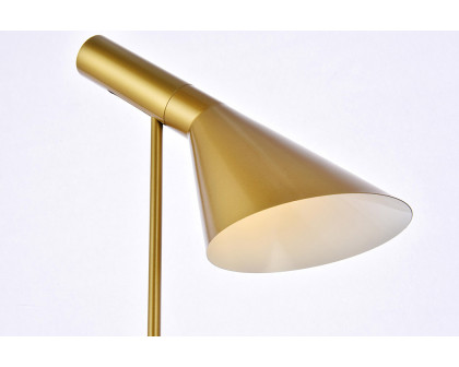 Elegant Juniper 1 Light Floor Lamp - Brass (LD2365BR)