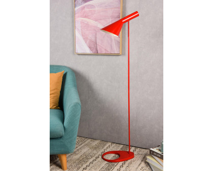 Elegant Juniper 1 Light Floor Lamp - Red (LD2365RED)