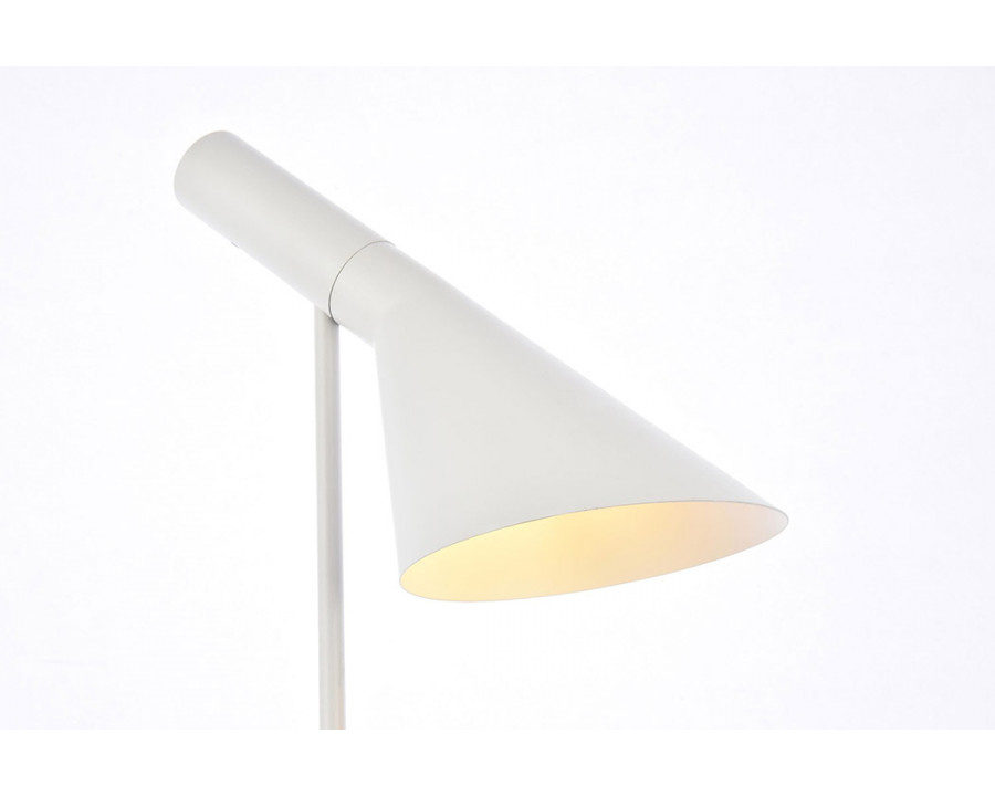 Elegant Juniper 1 Light Floor Lamp - White (LD2365WH)