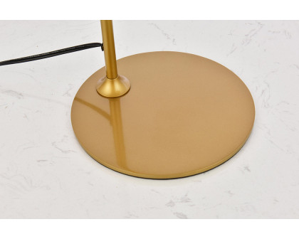 Elegant Leroy 1 Light Table Lamp - Brass (LD2366BR)