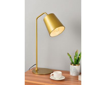 Elegant Leroy 1 Light Table Lamp - Brass (LD2366BR)