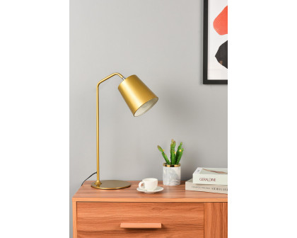 Elegant Leroy 1 Light Table Lamp - Brass (LD2366BR)