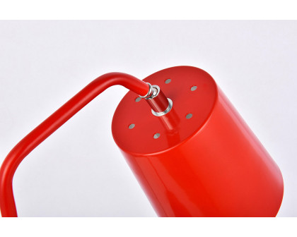 Elegant Leroy 1 Light Table Lamp - Red (LD2366RED)