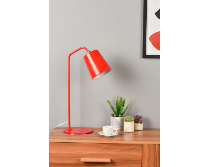 Elegant Leroy 1 Light Table Lamp - Red (LD2366RED)