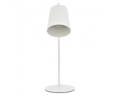 Elegant Leroy 1 Light Table Lamp - White (LD2366WH)