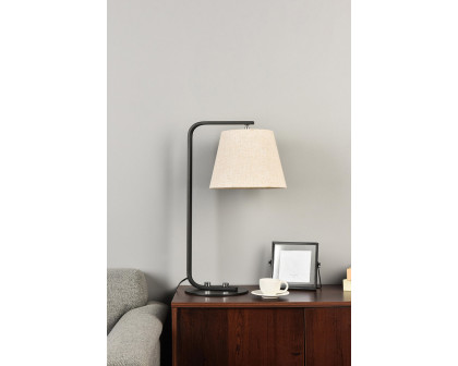 Elegant Tomlinson 1 Light Table Lamp - Black (LD2367BK)