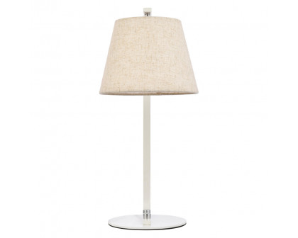 Elegant Tomlinson 1 Light Table Lamp - White (LD2367WH)