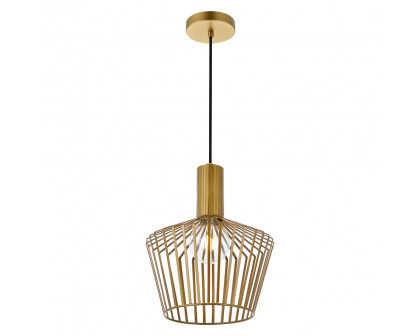 Elegant Pendant Light - Burnished Nickel (LD2414BR)