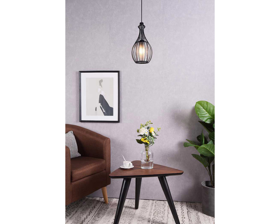 Elegant Pendant Light - Black (LD2419BK)